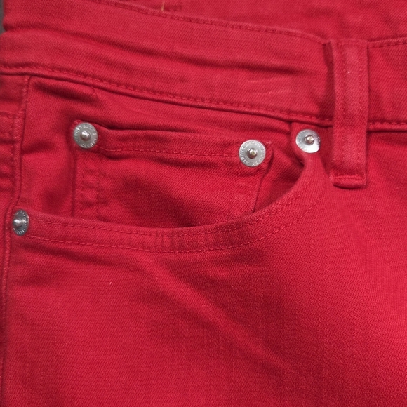 Lauren Ralph Lauren Red Premier Straight Crop Pants Size 14P - Picture 5 of 9